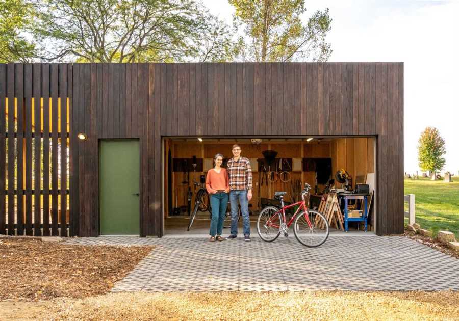 It Doesn’t Look Like an Average Garage—and It Helps Power Their Home