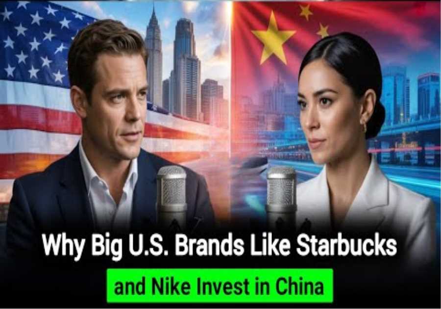 Why Starbucks, Nike, and Other U.S. Brands Invest in China | English Learning Podcast
