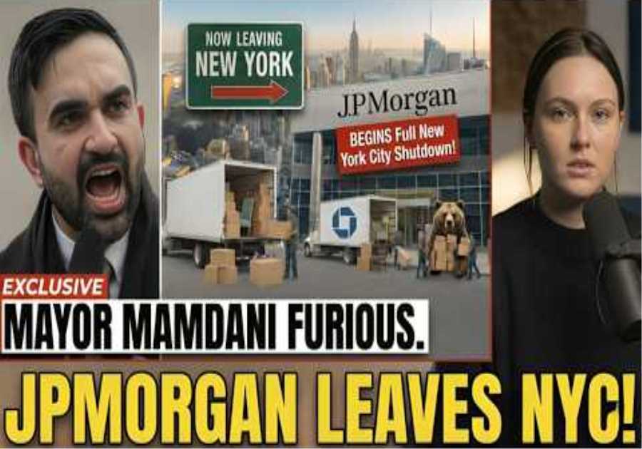 Mayor Mamdani FURIOUS After JPMorgan BEGINS Full New York City Shutdown!