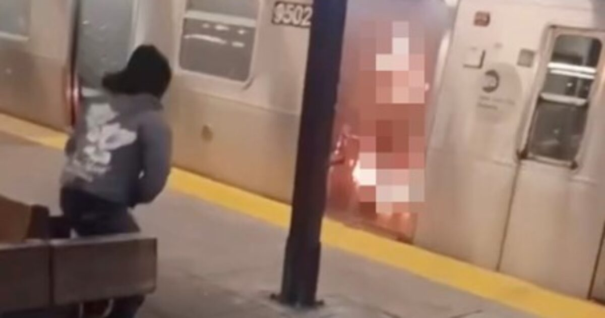 Man Set on Fire at New York’s Penn Train Station