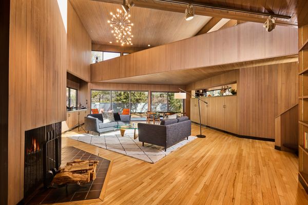 In Connecticut, a ’70s Home Set High in the Treetops Asks $1.6M