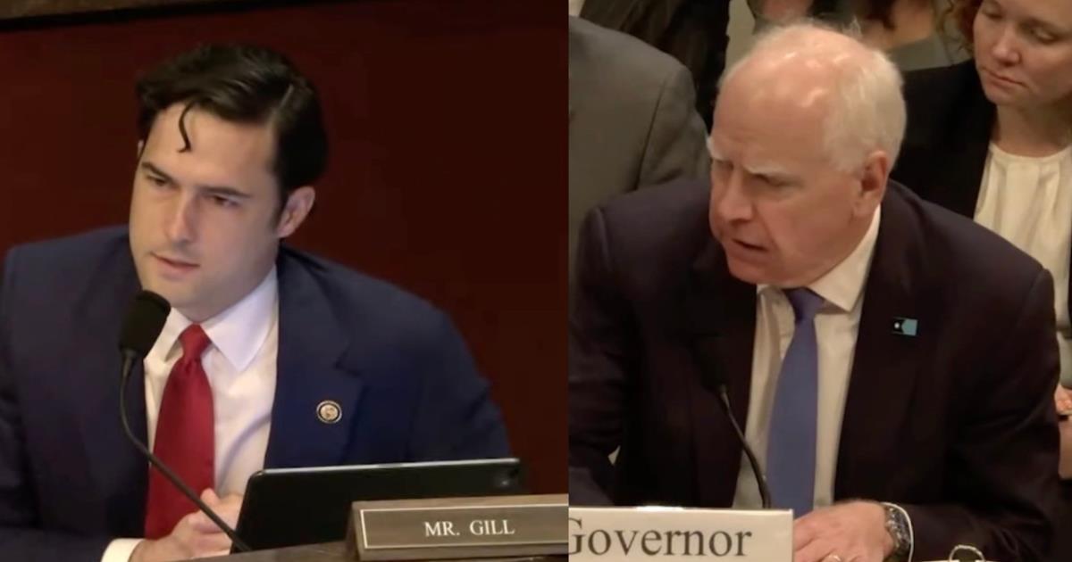 (VIDEO) Rep. Brandon Gill Forces Tim Walz to Admit He’s Responsible for Fraud in Minnesota, DESTROYS Him for Retaliating Against Whistleblowers
