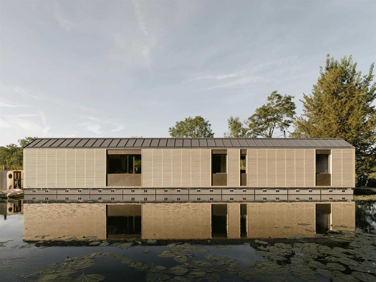 How Do You Build a Floating Home, Anyway? This One Used a Modular System