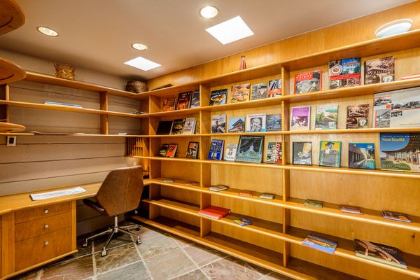 Per the agent, the library is able to be converted into a fourth bedroom.