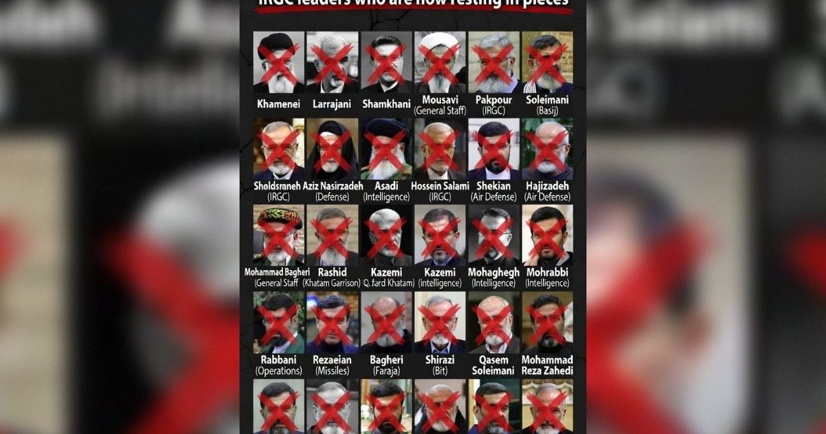 Final Top Iranian Leaders Are Wiped Out As Trump Boasts “US-Israeli Strategy Against Iran Is Working”