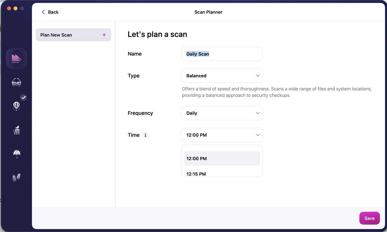 Moonlock 15 min scan