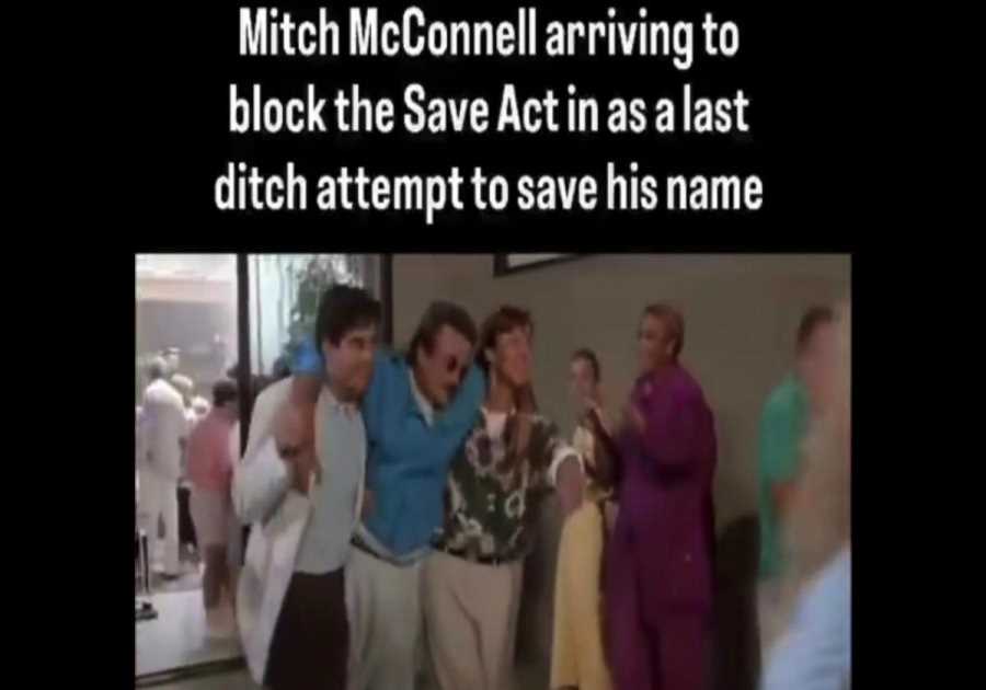 LOL! Trump Posts Video Trolling Mitch McConnell for Opposing SAVE America Act (VIDEO)