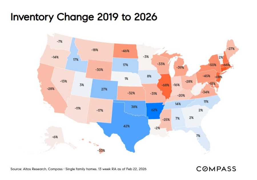 Why the housing inventory map is so startling