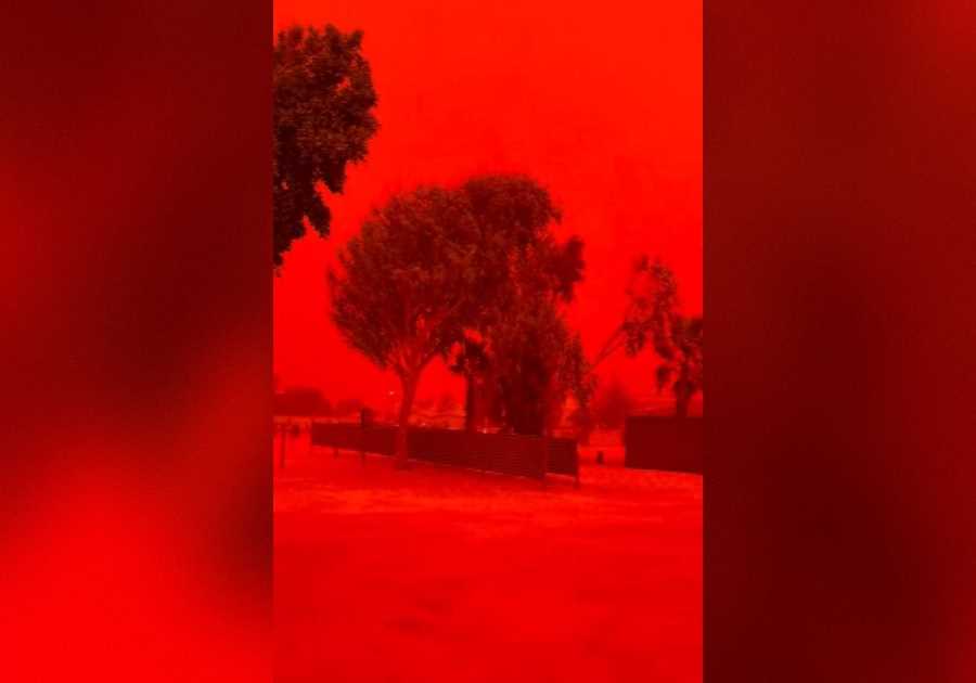 WATCH: Australian Skies Turn Fiery Red as Tropical Cyclone Narelle Hits