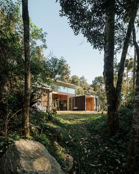 You Enter This Brazil Retreat Through Its Mountain Bike Workshop