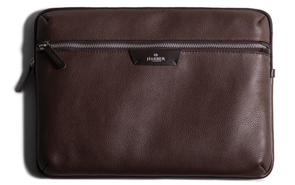 Harber Legacy Laptop Sleeve Brown