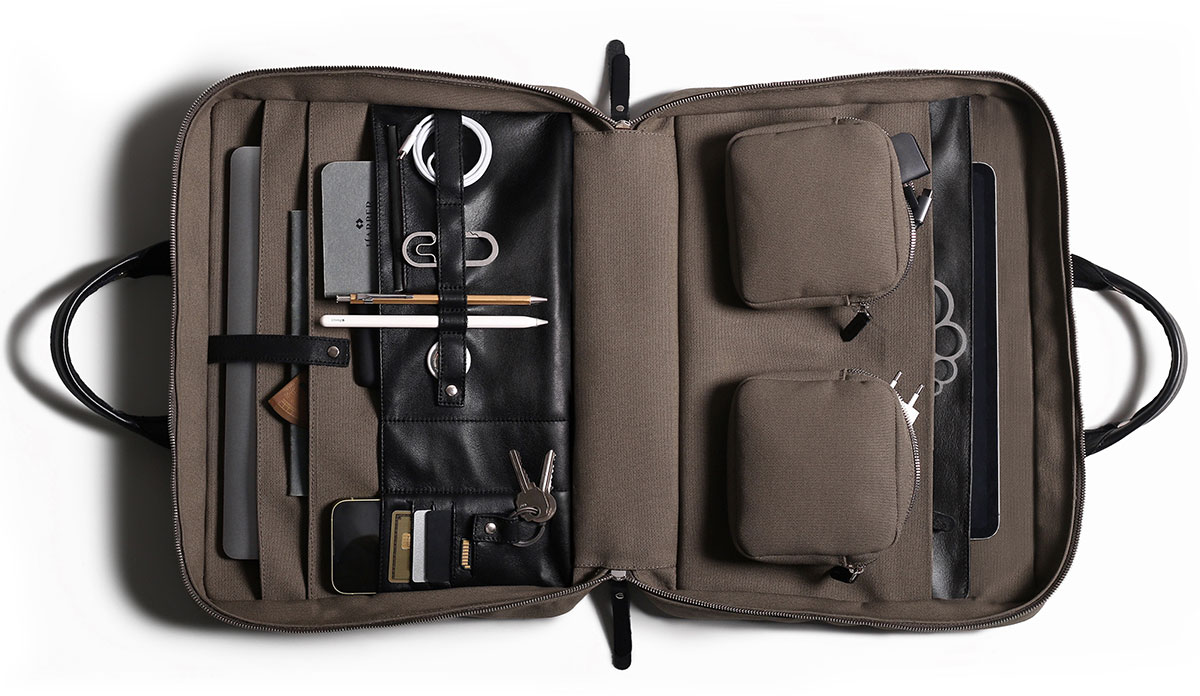 Harber London Rugged Laptop Briefcase – Luxury MacBook briefcase