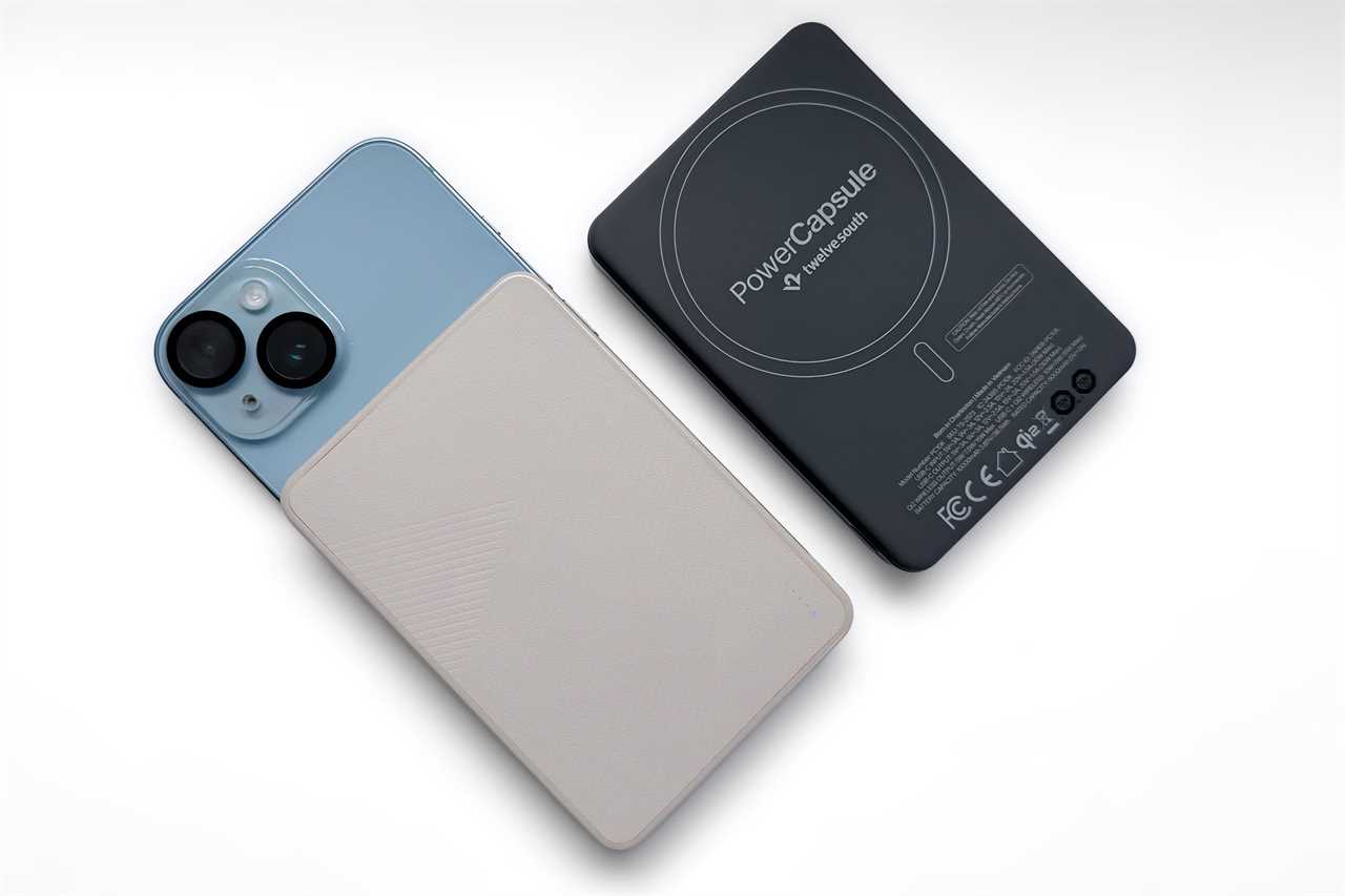 Twelve South PowerCapsule 5k mAh - Slim 5K wireless power bank that feels great