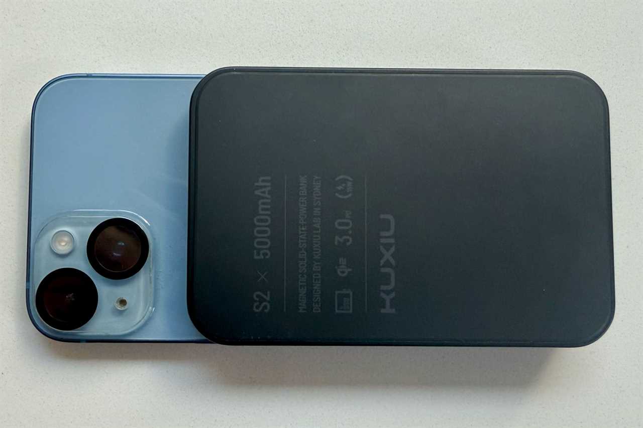 Kuxiu S2 Qi2 5000mAh – World's first solid-state 15W power bank