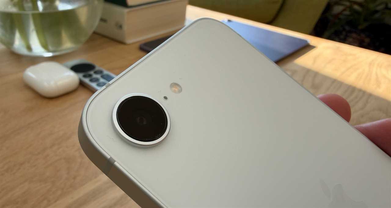 iPhone 17e rear camera