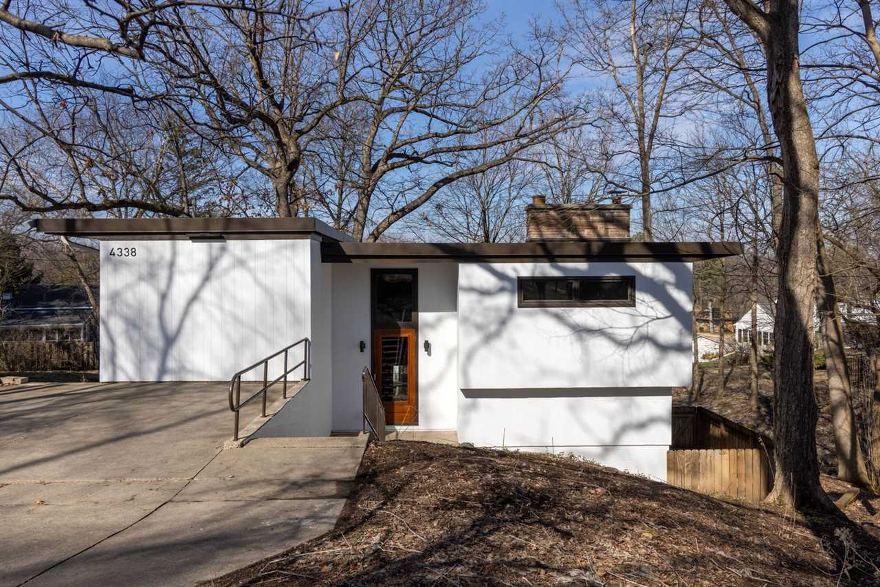 Redwood Walls Meet Terrazzo Floors in This $575K Wisconsin Midcentury