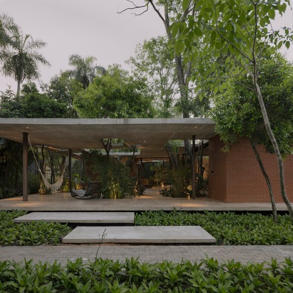 The Forest Is the Living Room at This Concrete Paraguay Retreat