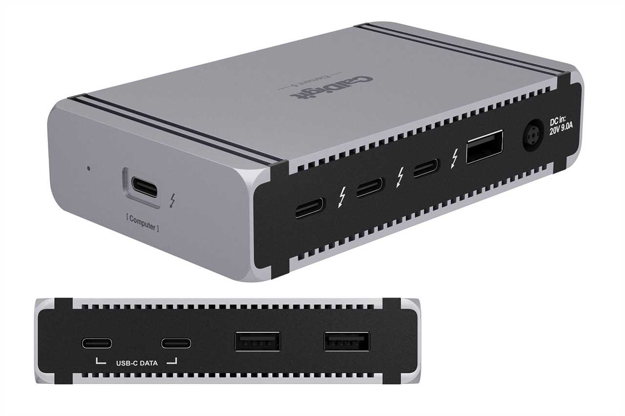 CalDigit Element 5 Hub ports view