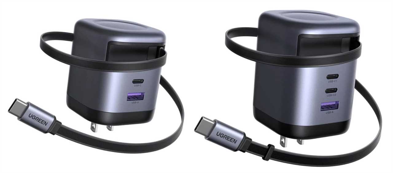 Ugreen Nexode Chargers With Retractable Cable – Most convenient multi-Port USB-C wall chargers
