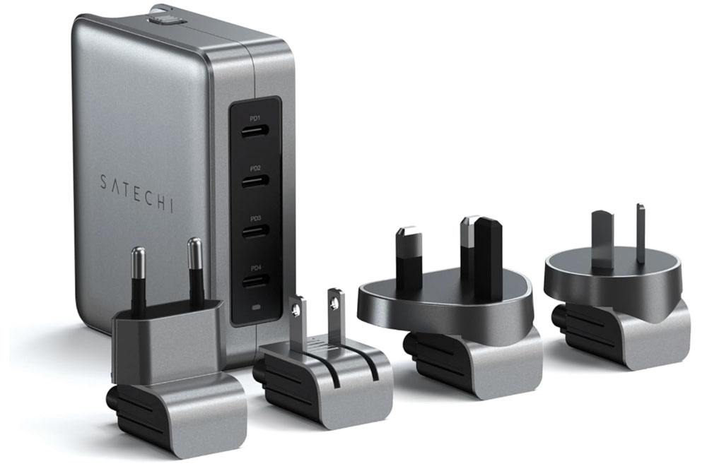 Satechi 145W USB-C GaN Travel Charger – Best USB-C travel charger for 16-inch MacBook Pro