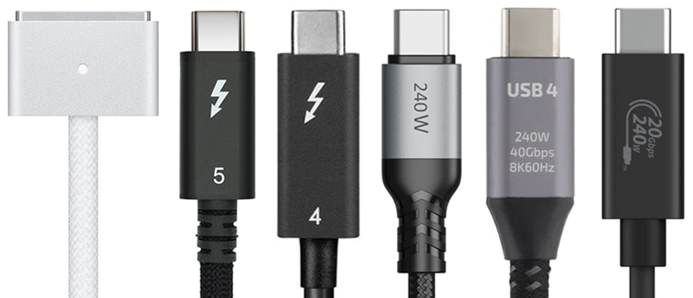 240W charging cables for Apple MacBook