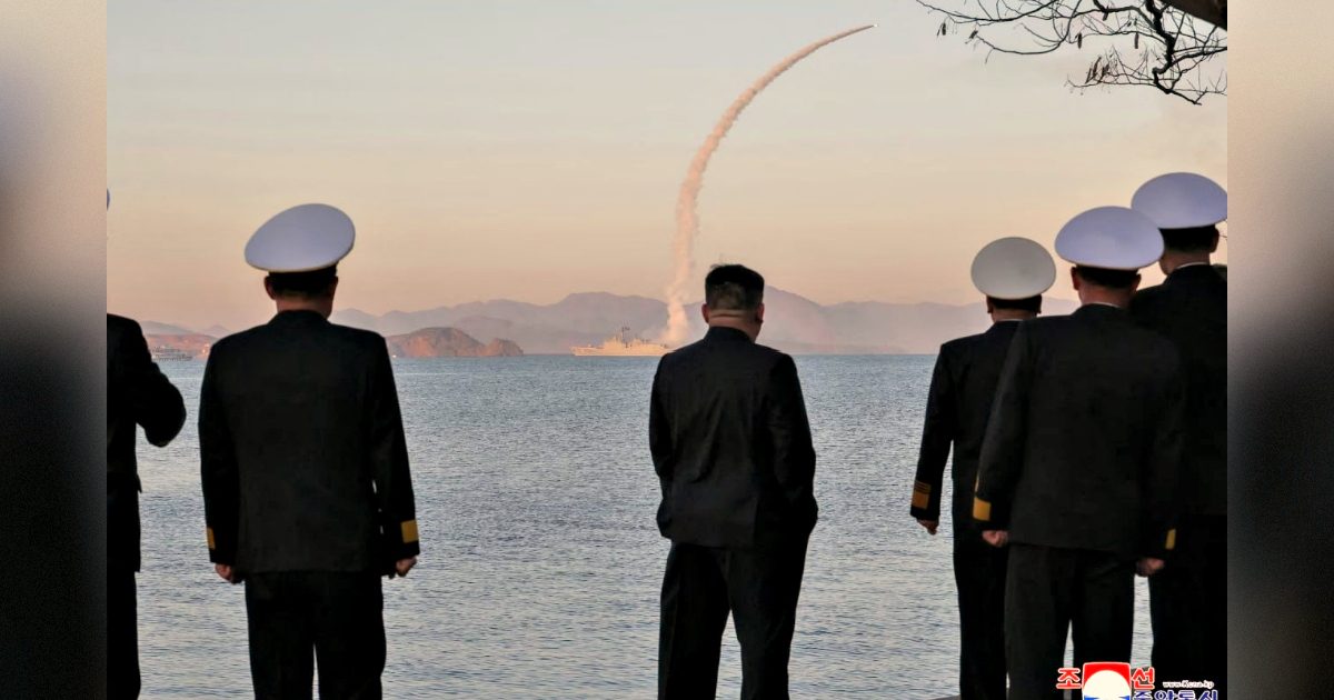 North Korea Conducts Sixth Missile Test in 2026 – ‘Rocket Man’ Kim Jong Un Watches on as Cruise and Anti-Warship Missiles Are Launched From Destroyer