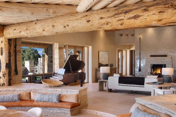 The Dining Room in This $4.8M Santa Fe Home Will Make Your Jaw Drop