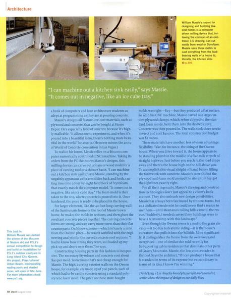 From the Archive: For $145K, Architect William Massie Built a Curvy Concrete Home From the Ground Up