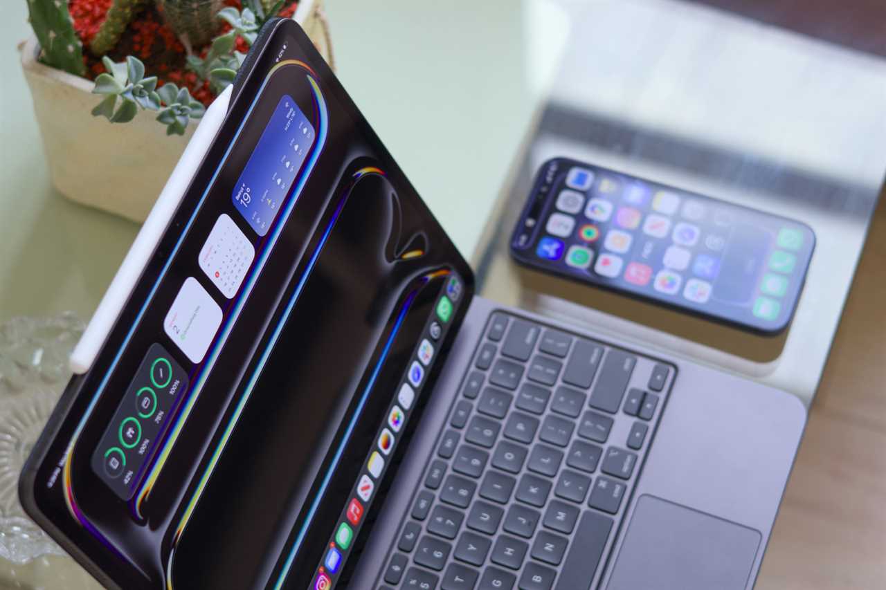 iPad Pro M4 neben iPhone 17 Pro Max