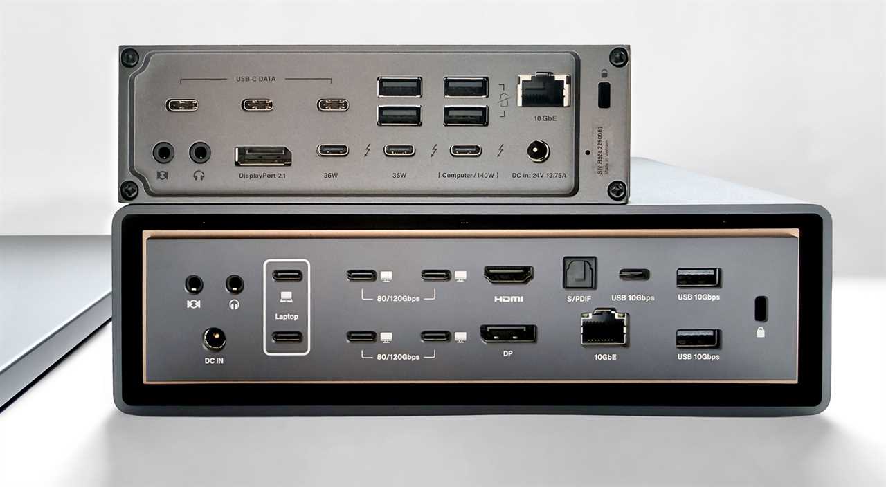 iVanky FusionDock Ultra vs CalDigit TS5 Plus ports