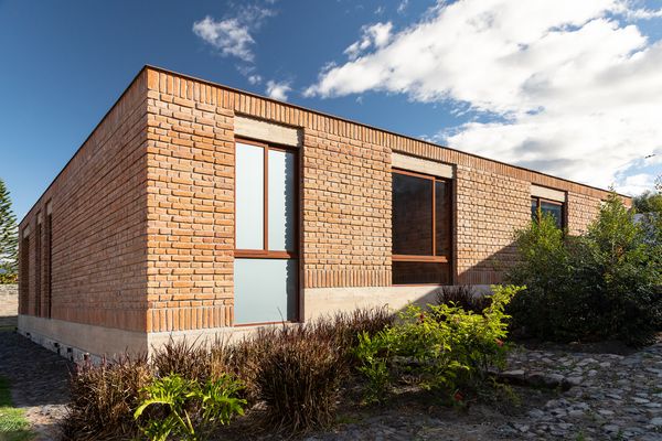 The Bricks of This Quito Home Were Handmade at the Foot of a Nearby Volcano