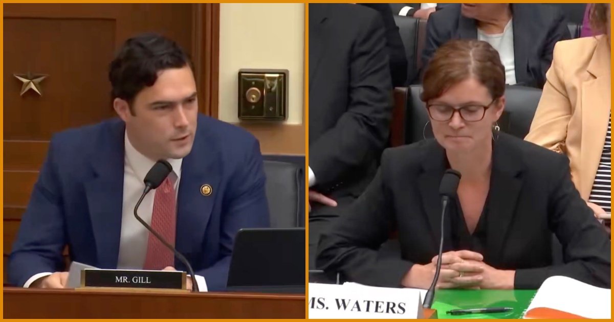 Congressional hearing featuring Mr. Gill and Ms. Waters discussing key issues, highlighting their engagement and the importance of the dialogue.