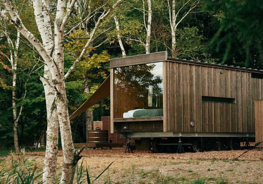 Saunas Are Squeezed Into These 275-Square-Foot Japanese Tiny Homes