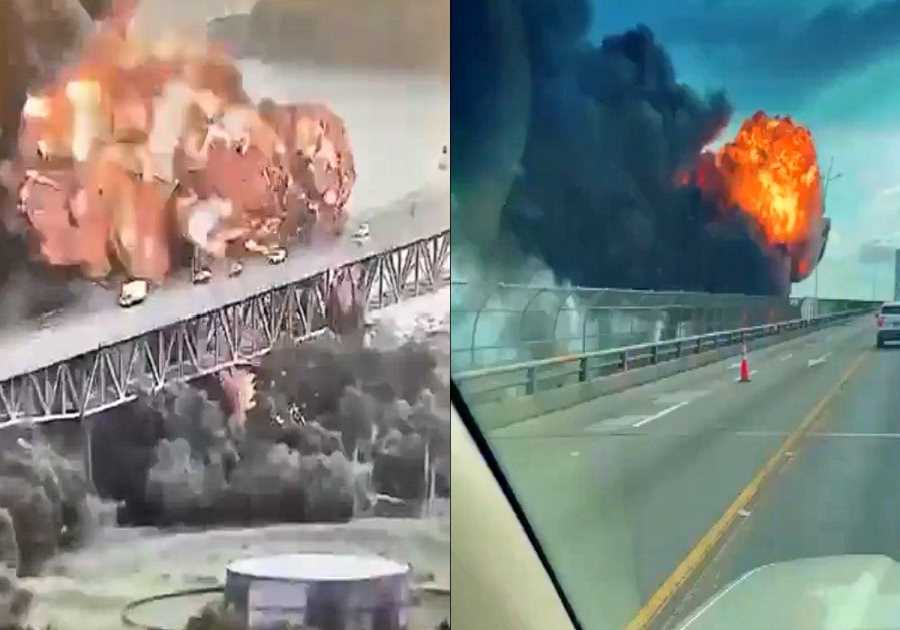 SHOCK VIDEOS: Major Explosion Under Panama Canal’s Bridge of the Americas Kills at Least One – Investigation Under Way