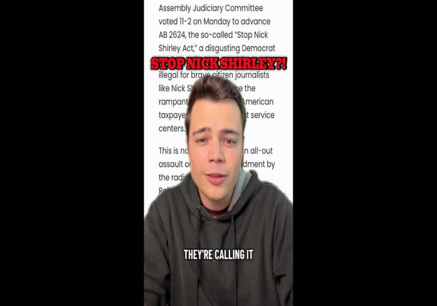 Victor Reacts: California Democrats Are Trying to Target Citizen Journalists (VIDEO)