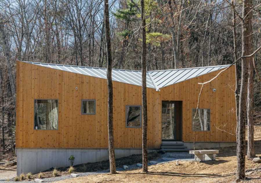 Trees Surround This Brand-New Catskills Home Seeking $2.5M