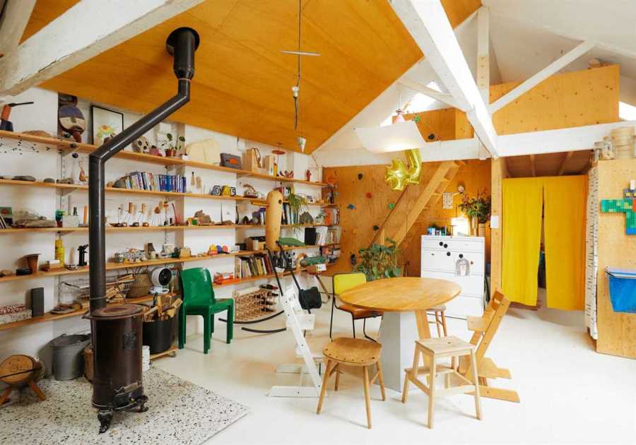 How Two Designers Turned an Industrial Workshop Into a Family Home