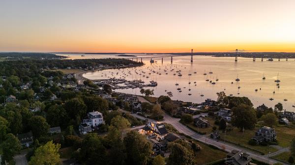A Charming Coastal Retreat in Jamestown Village Seeks $6M