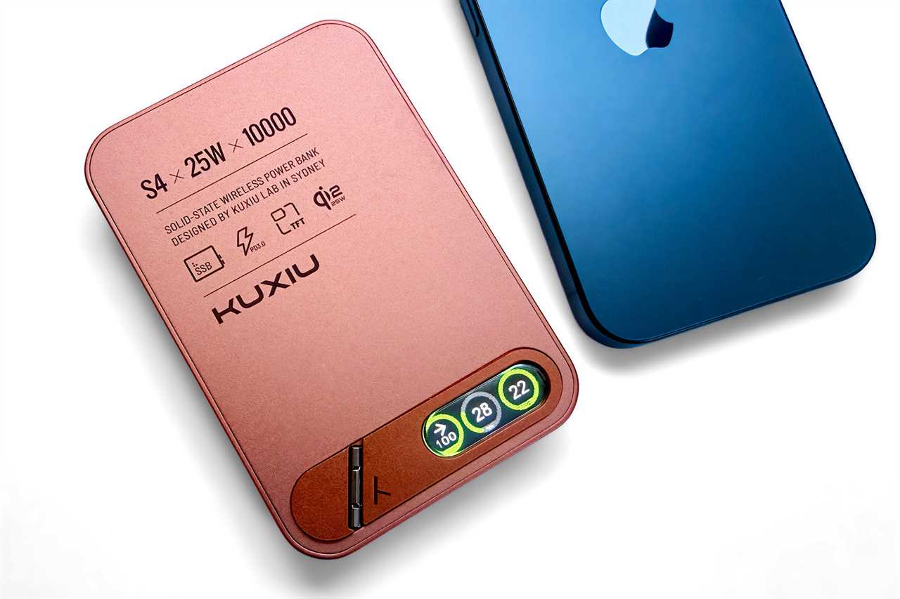 KUXIU S4 Qi2 2 25W 10K Semi Solid Safe Wireless Power Bank iPhone