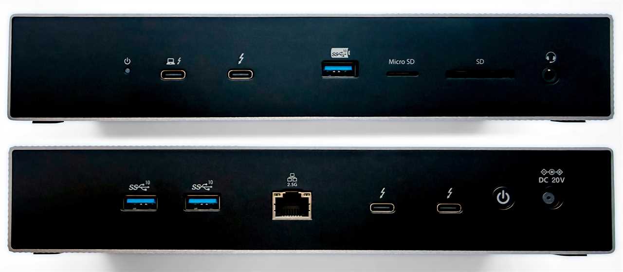 Kensington SD5000T5 EQ Thunderbolt 5 Docking Station ports