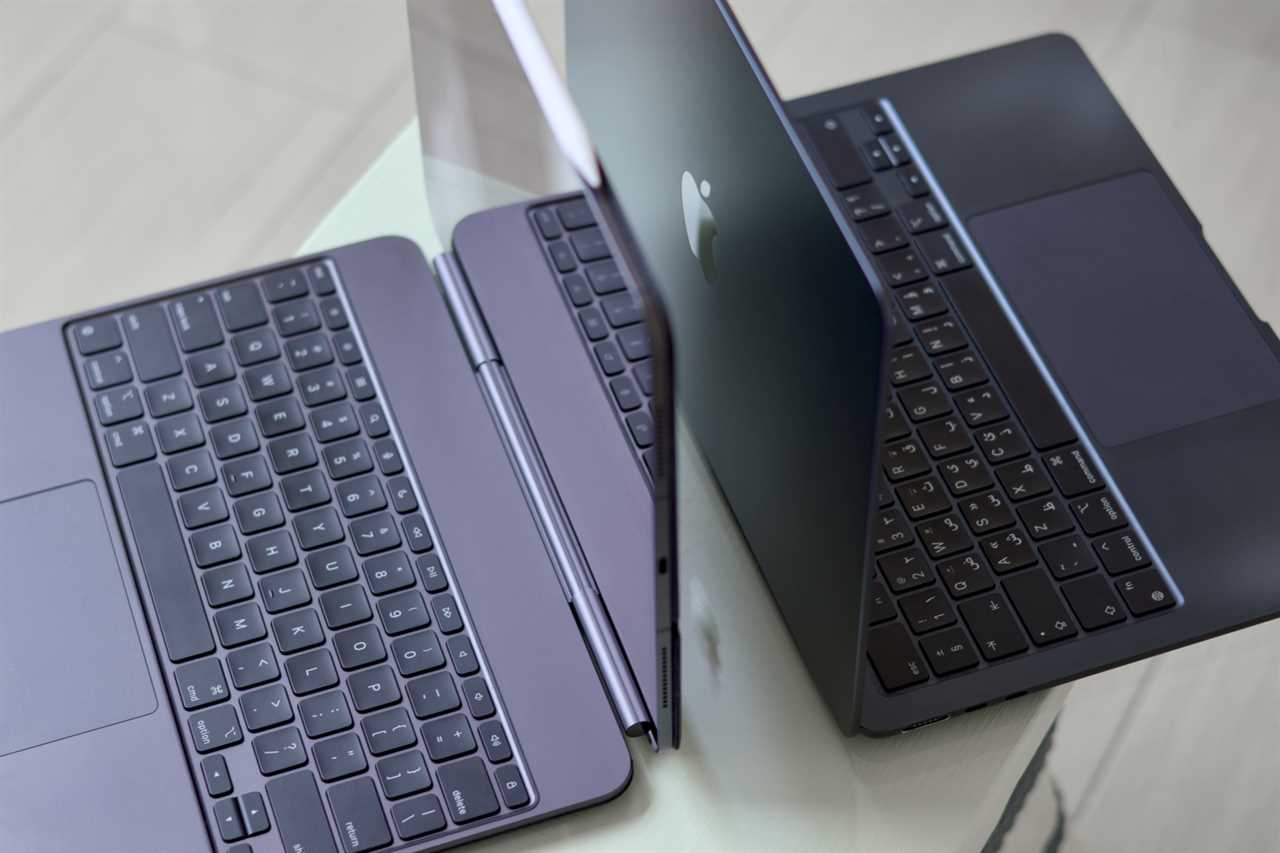 iPad Pro next to MacBook Air