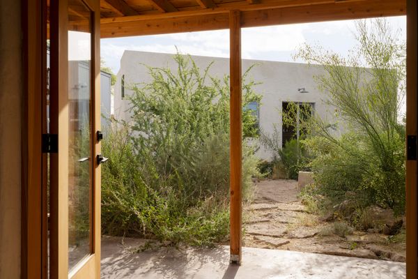 Tucson couple Logan Havens and Gustavo Silva were midway through a renovation of their adobe home when they decided to submit a plan to an ADU design competition held by the City of Tucson. It has since been accepted to the city’s model plan library, and they used it to build a unit in their own backyard.