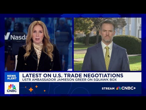 U.S. Trade Rep. Jamieson Greer: We've essentially reached a deal with Switzerland