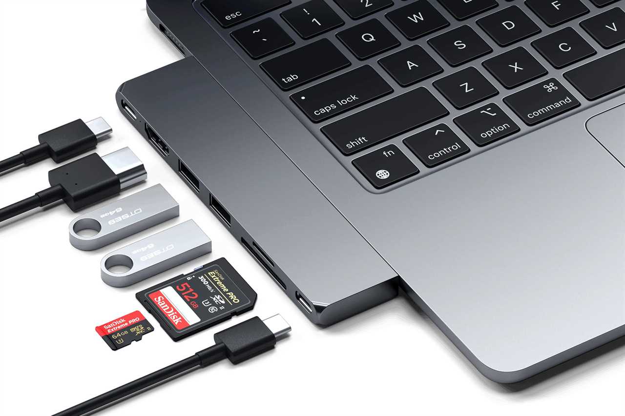 Satechi Pro Hub Slim Adapter - Best 40Gbps USB4 hub for Mac