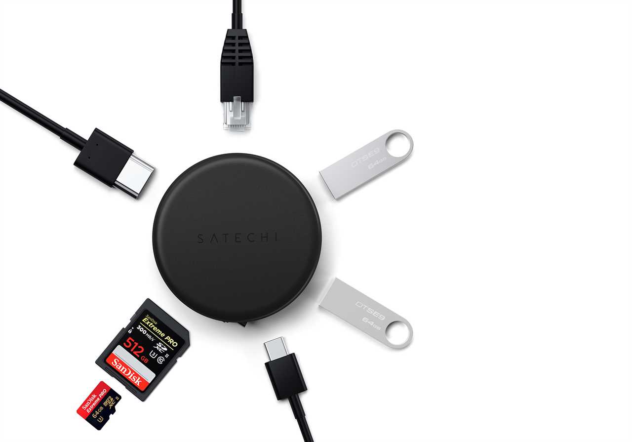 Satechi OntheGo 7-in-1 Multiport Adapter - Best portable USB-C hub