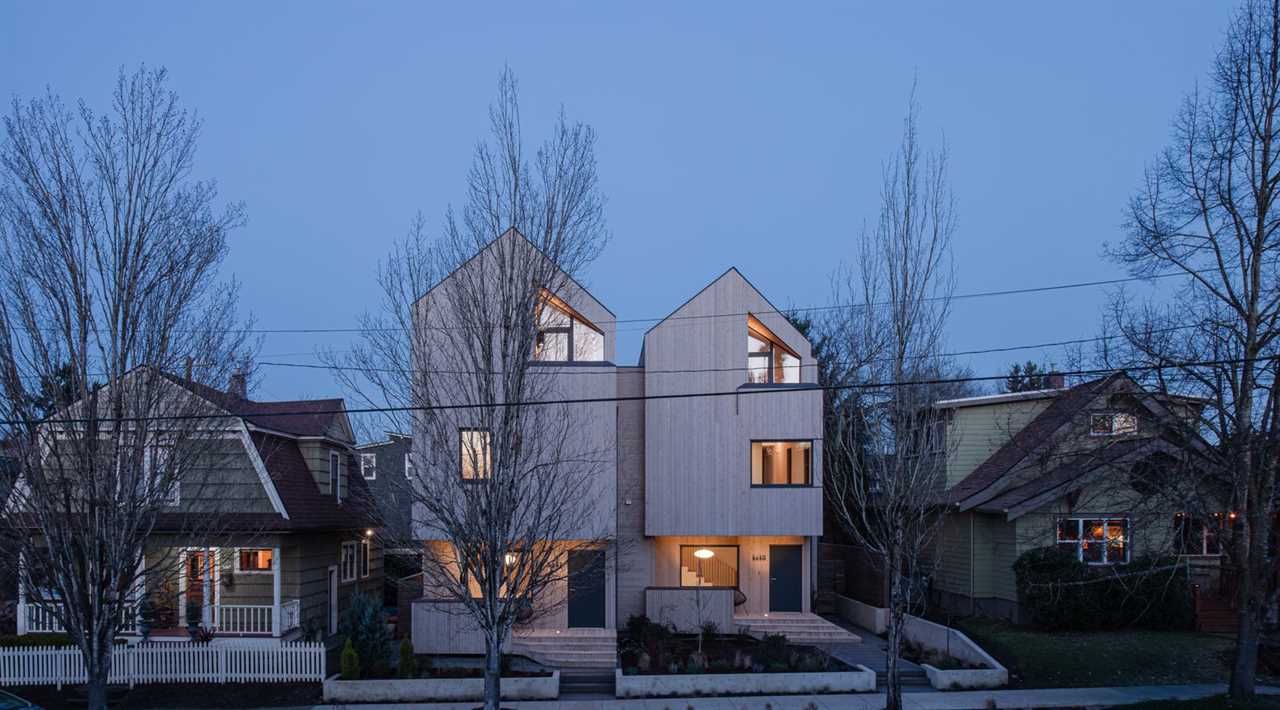 In Portland, a Brand-New Timber-Clad Town House Seeks $1.6M