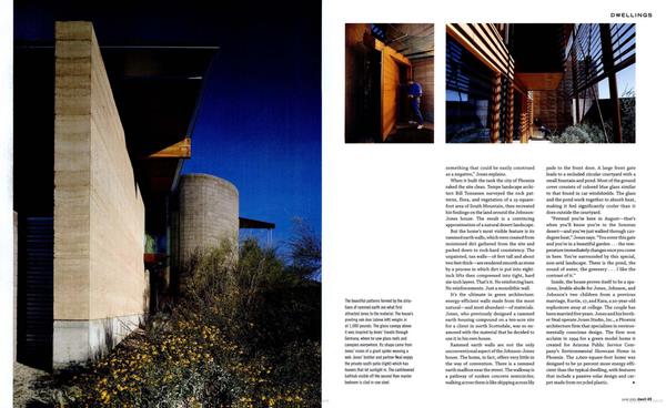 From the Archive: With Rammed Earth Walls and Flagstone Flooring, This Desert Home Matched Its Site