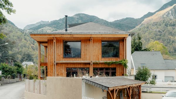 A Former Auto Garage Near the Pyrenees Is Now a Live/Work Space for Two Artists