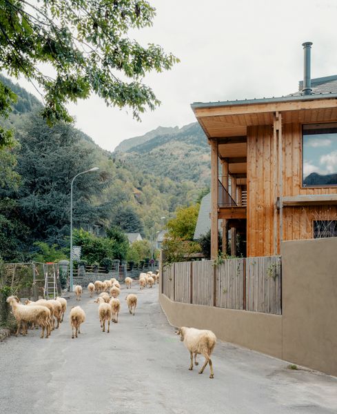 A Former Auto Garage Near the Pyrenees Is Now a Live/Work Space for Two Artists