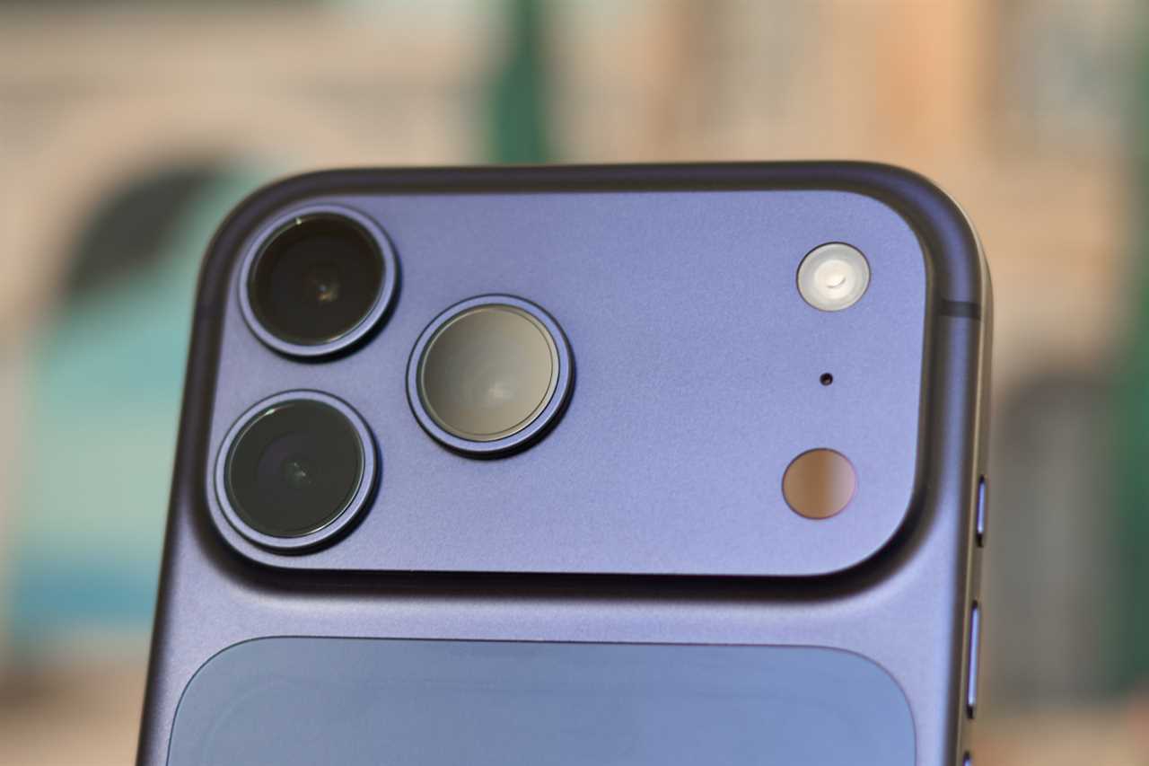 iPhone 17 Pro Max rear cameras